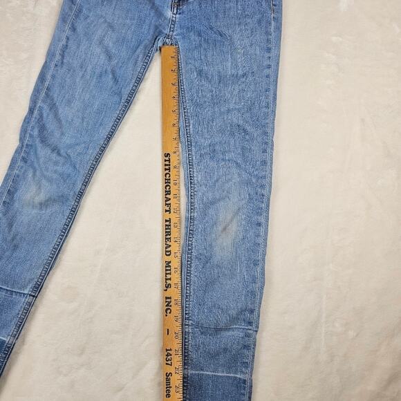 Rag & Bone Jeans Ankle Skinny 24 Women’s Light Wash Denim Ankle Cuff Detail - Picture 4 of 11